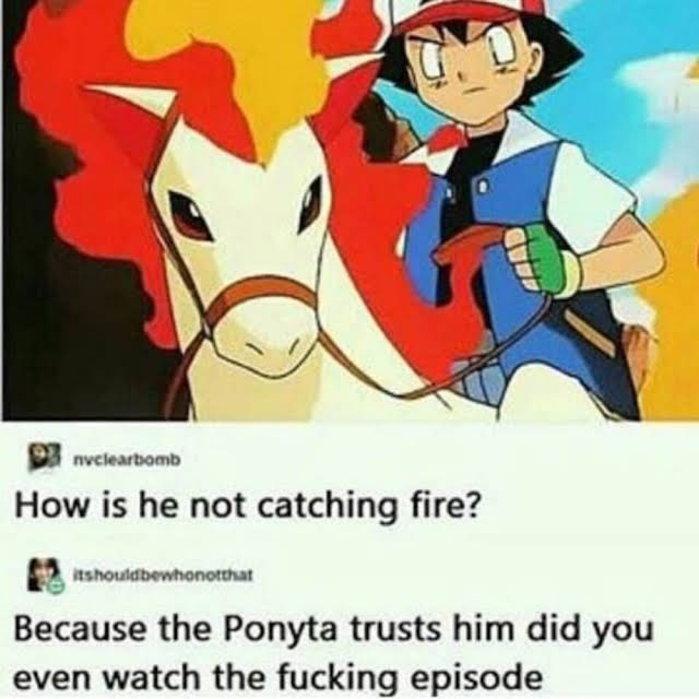 You can touch fire with enough trust